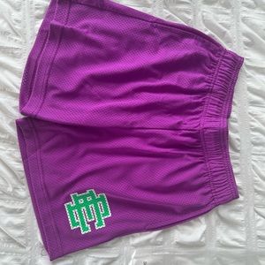 Eric Emanuel Shorts (purple/green) size small 30-32